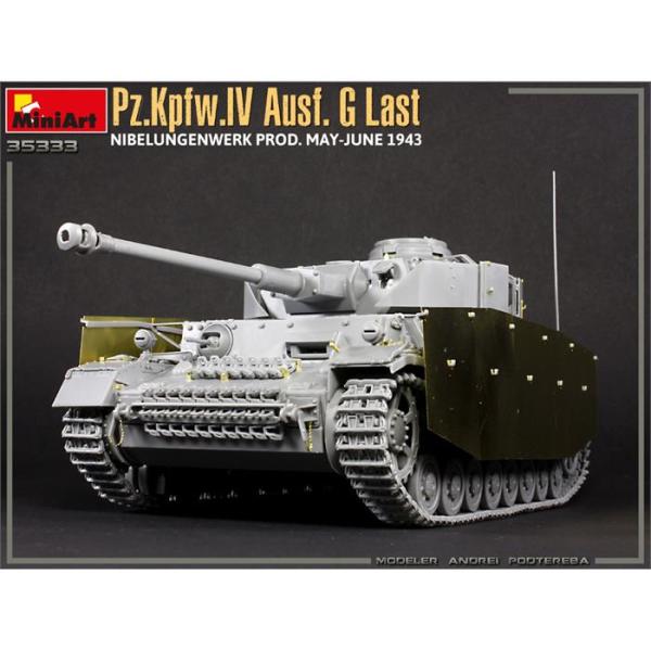 MiniArt Pz.Kpfw.IV Ausf. G-Last/H-Early Nibelungenwerk Prod. (Mayıs-Haziran 1943) 2in1 Interior Kit