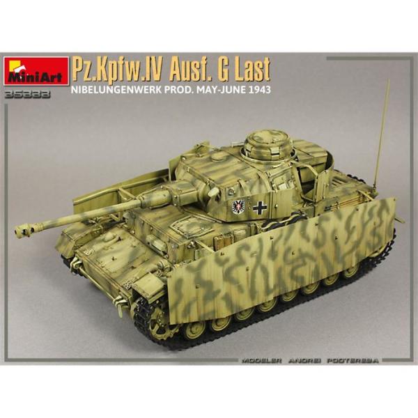 MiniArt Pz.Kpfw.IV Ausf. G-Last/H-Early Nibelungenwerk Prod. (Mayıs-Haziran 1943) 2in1 Interior Kit