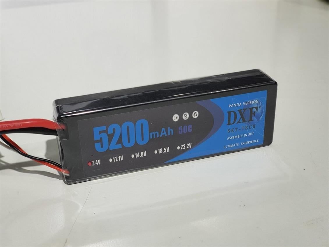 DXF Power 7.4V 5200mah 50C 2S hardcase LiPo Batarya