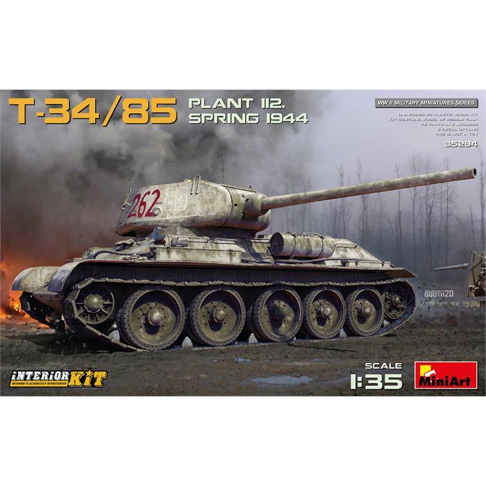 MiniArt T-34-85 Plant 112. İlkbahar 1944. Interior Kit