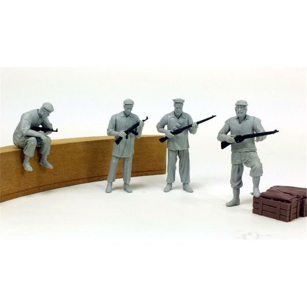 Trumpeter 00436 1/35 Ölçek, Afgan İsyancı Figürleri Plastik Model Kiti