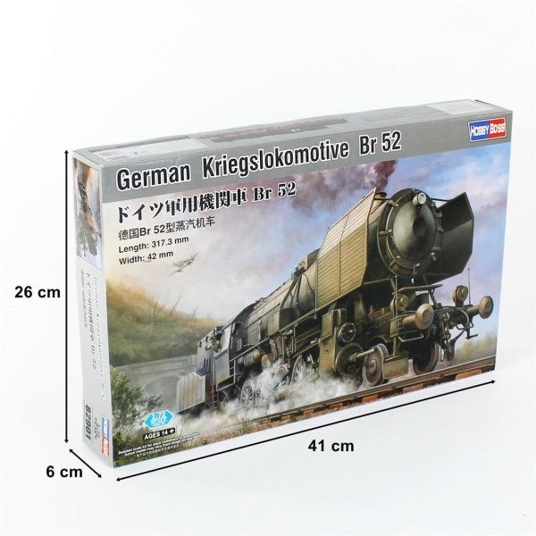 HobbyBoss 82901 1/72 Ölçek, Alman Savaş Lokomotifi BR-52, Plastik Model kiti