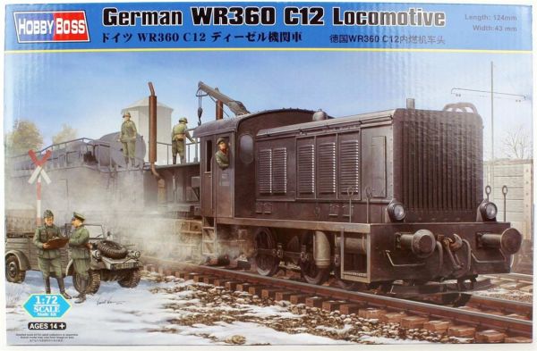 HobbyBoss 82913 1/72 Ölçek, Alman WR360 C12 Lokomotifi, Plastik Model kiti