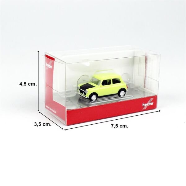 Herpa 421140 1/87 Ölçek, Mini Cooper Mayfair, Yeşil, Sergilemeye Hazır Model Araç