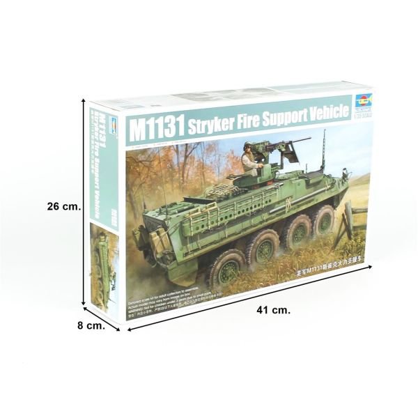 Trumpeter 00398 1/35 Ölçek, M1131 Stryker FSV, Ateş Destek Aracı Plastik Model Kiti