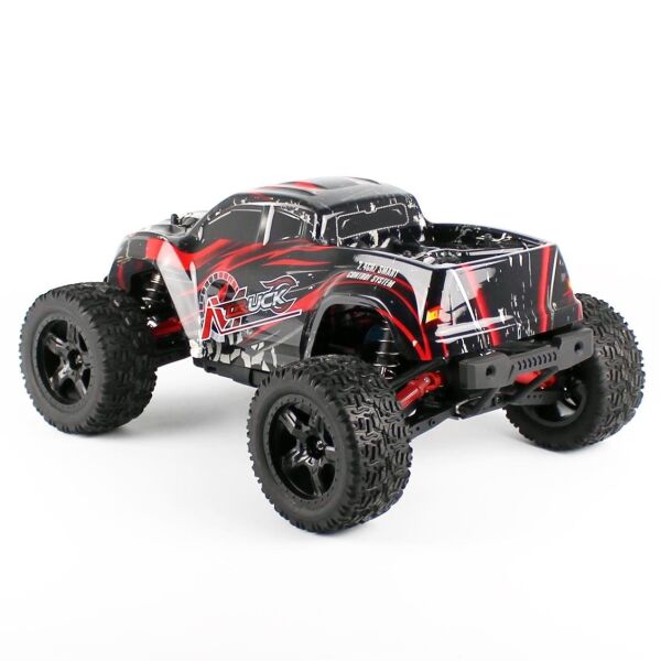 Remo 1035 1/10 Ölçek, 4WD Off Road Monster Truck, Kırmızı Kaportalı,Fırçasız Motorlu, 7.4V 3300mAh Li-Po Pilli, 2.4Ghz Kumandal