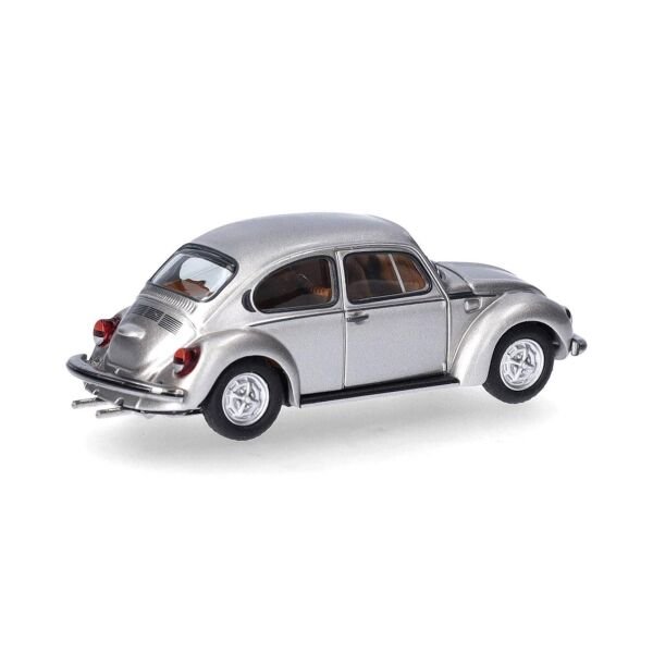 Herpa 430982 1/87 Ölçek, VW Beetle 1303, Gümüş Metalik, Sergilemeye Hazır Model Araç