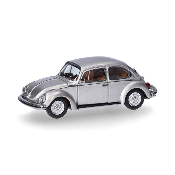 Herpa 430982 1/87 Ölçek, VW Beetle 1303, Gümüş Metalik, Sergilemeye Hazır Model Araç