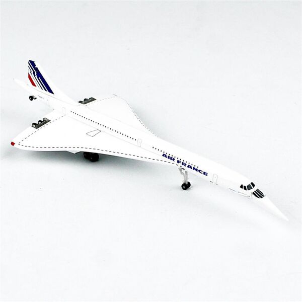 Herpa 532839-002 1/87 Ölçek, Air France Concorde, Sergilemeye Hazır Model Yolcu Uçağı