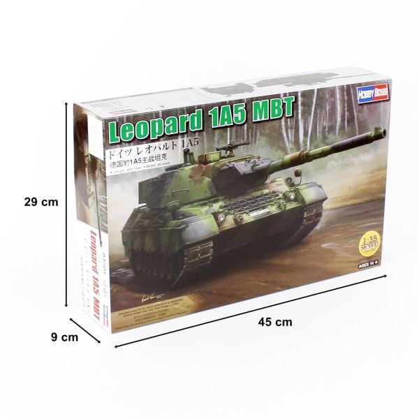 HobbyBoss 84501 1/35 Ölçek, Leopard 1A5 Ana Muhabere Tankı, Plastik Model kiti