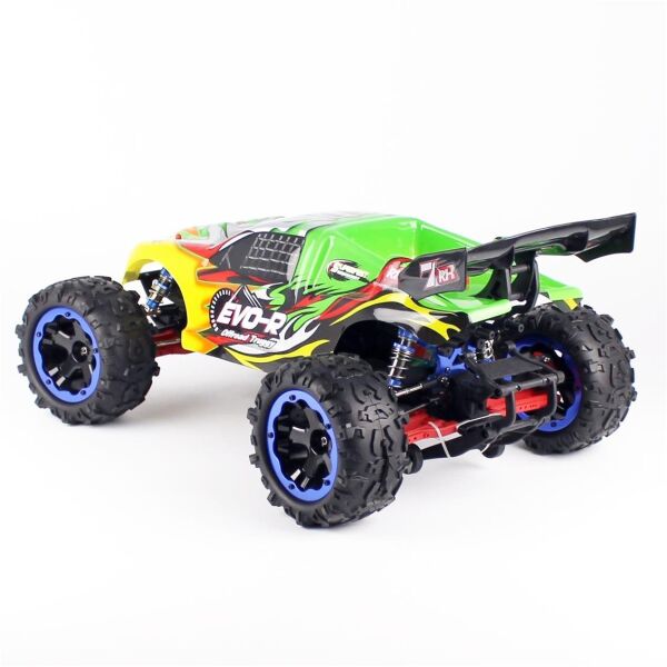 Remo 8066 1/8 Ölçek, 4WD Off Road Truggy Truck, Yeşil, Fırçasız Motorlu, 7.4V 4200mAh Li-Po Pilli, 2.4Ghz Kumandalı Model Araç