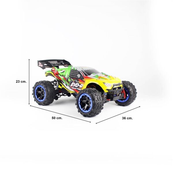 Remo 8066 1/8 Ölçek, 4WD Off Road Truggy Truck, Yeşil, Fırçasız Motorlu, 7.4V 4200mAh Li-Po Pilli, 2.4Ghz Kumandalı Model Araç