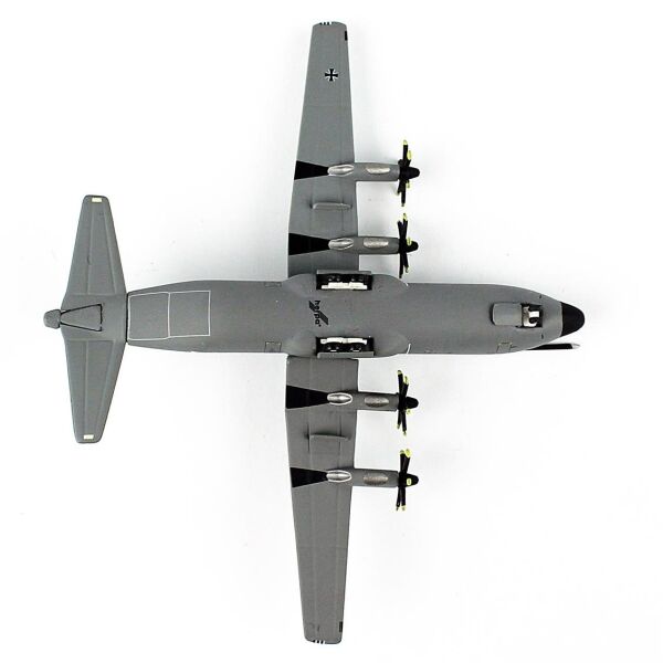 Herpa 537438 1/87 Ölçek, Luftwaffe C-130J-30 Super Hercules, Sergilemeye Hazır Model Askeri Uçak