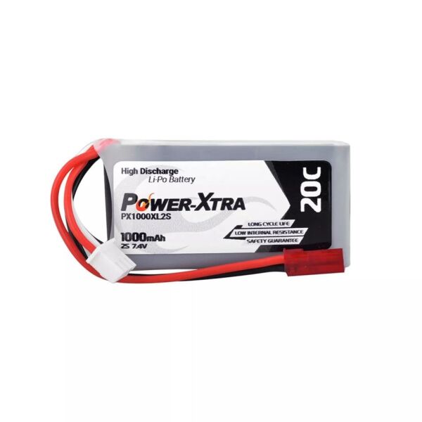 Power-Xtra 7.4V 1000Mah 20C 2S Li-Polymer Pil