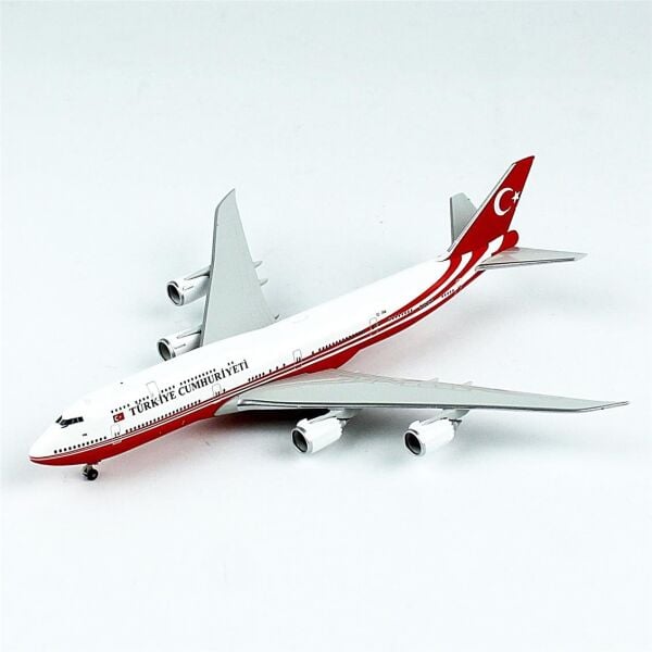 Herpa 537520 1/87 Ölçek, Türkiye Cumhuriyeti, Boeing 747-8 BBJ, Sergilemeye Hazır Model Yolcu Uçağı