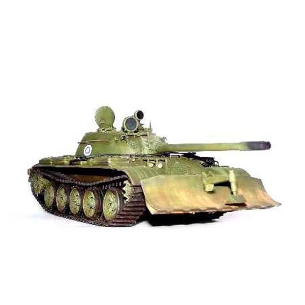 Trumpeter 00313 1/35 Ölçek, T-55 model 1958 (w/BTU-55), Küreme Bıçaklı Tank Plastik Model Kiti