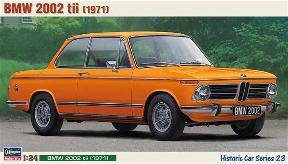 Hasegawa HC23 21123 1/24 Ölçek, BMW 2002 tii 1971, Otomobil, Plastik Model kiti