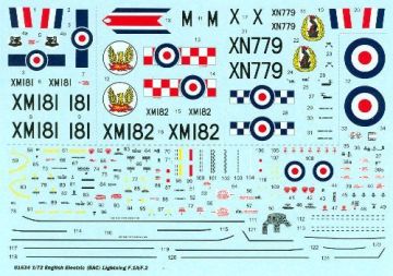 1/72 Aircraft English Electric (BAC) Lightning F.1