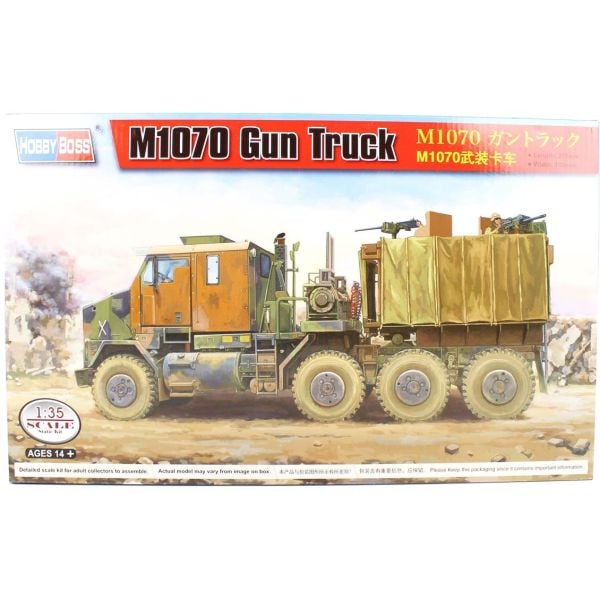 HobbyBoss 85525 1/35 Ölçek, M1070 Gun Truck, Askeri Kamyon, Plastik Model kiti