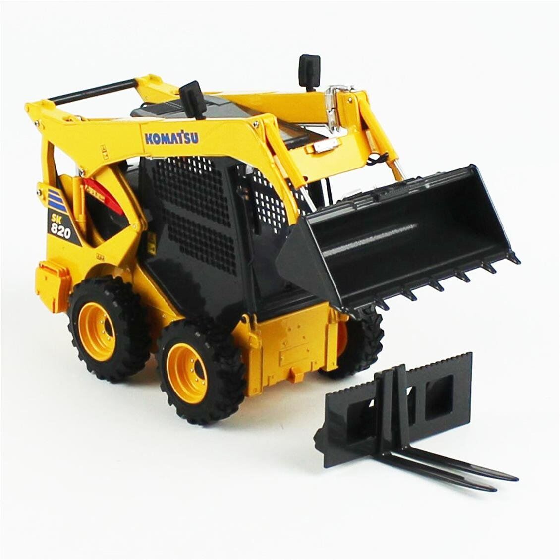 Universal Hobbies UH8177 1/50 Ölçek, Komatsu SK820 Mini Yükleyici, Sergilemeye Hazır Tarımsal Makine Modeli