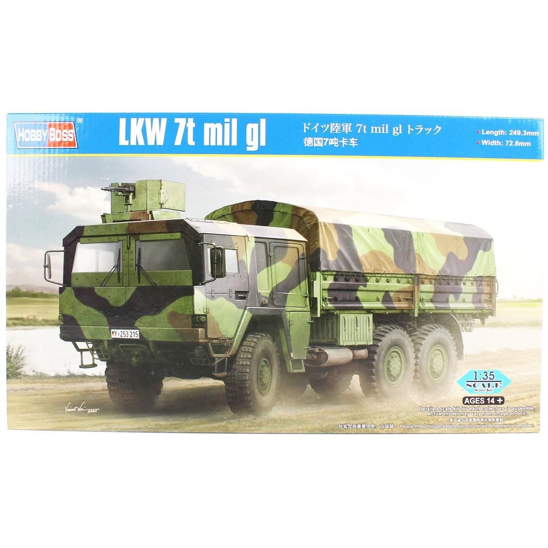 HobbyBoss 85522 1/35 Ölçek, LKW 7t mil gl, Askeri Kamyon, Plastik Model kiti