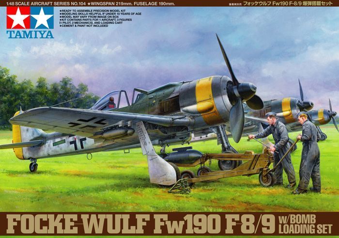 1/48 Fw190 F-8/9 w/Bomb Loading Set