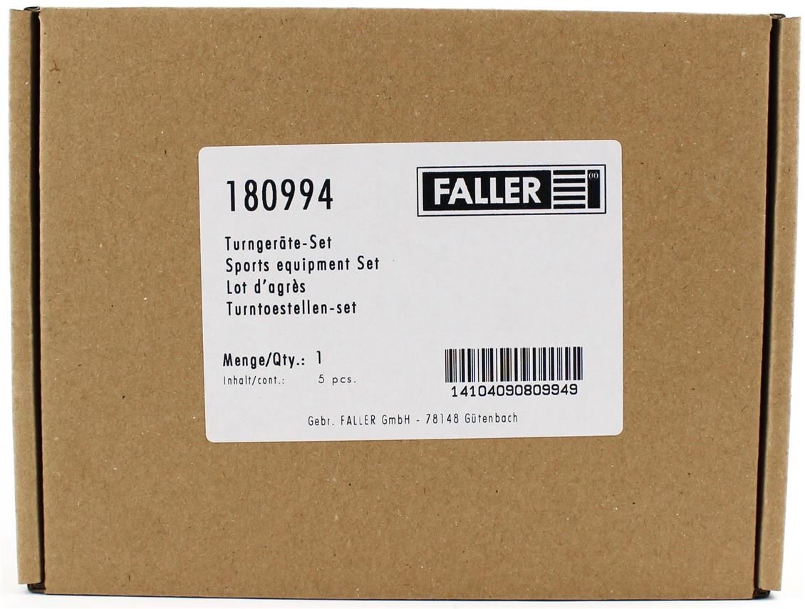 Faller 180994 1/87 Ölçek, Spor Salonu Aletleri, Plastik Model Kiti