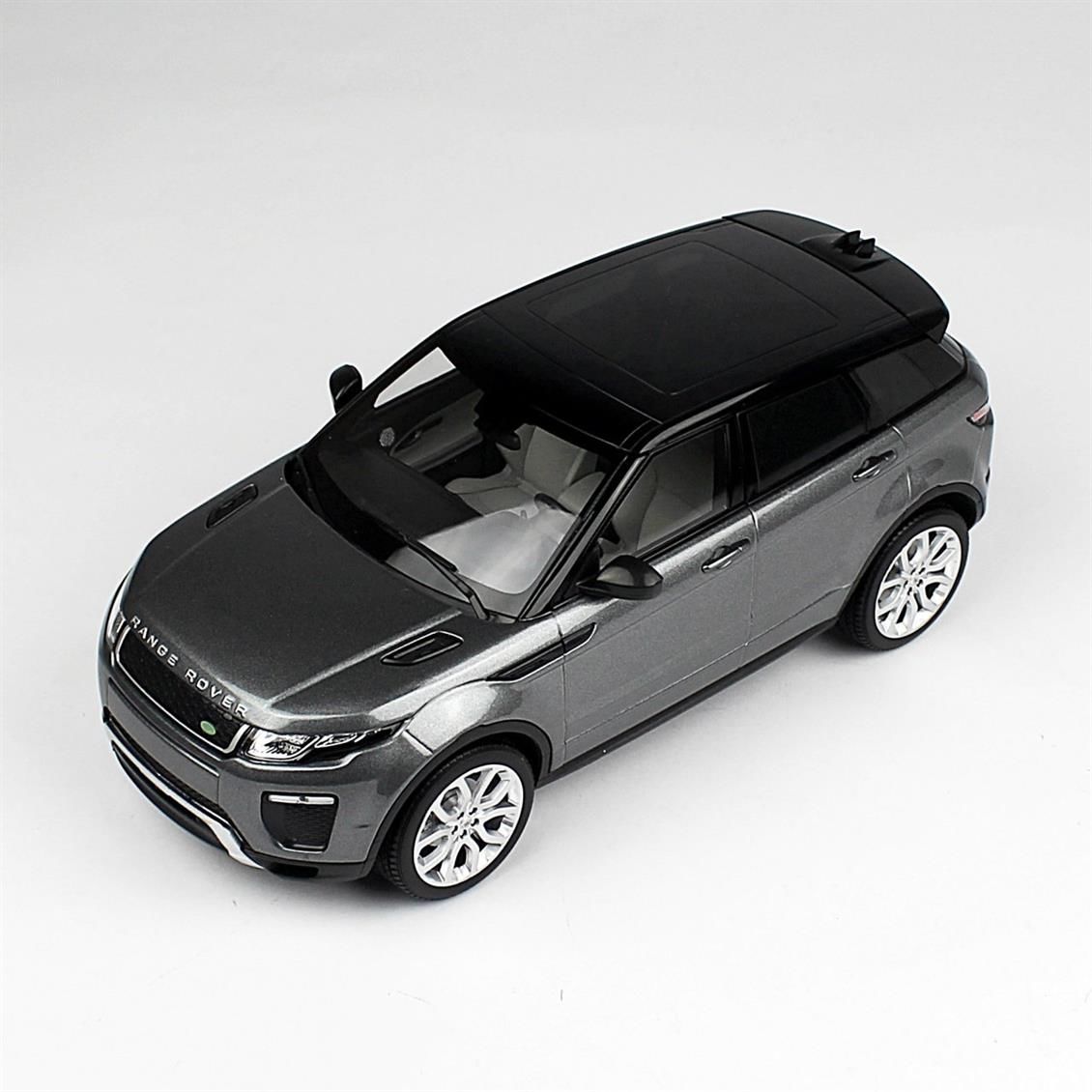 Kyosho 007 1/18 Ölçek, Range Rover Evoque HSE Corris, Gri, Sergilemeye Hazır Metal Araba Modeli